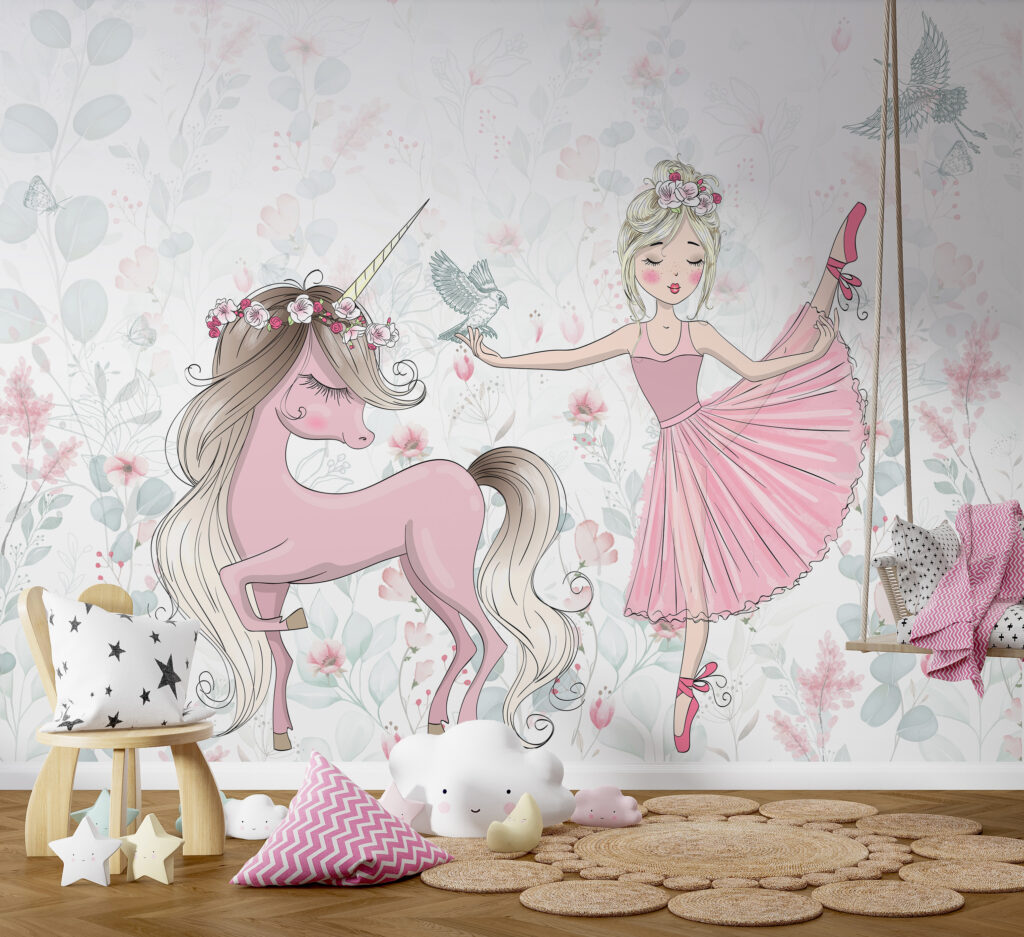 Bailarina com unicórnio — interior 2