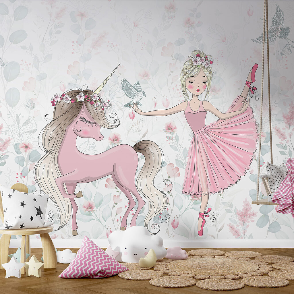 Bailarina com unicórnio — interior 4