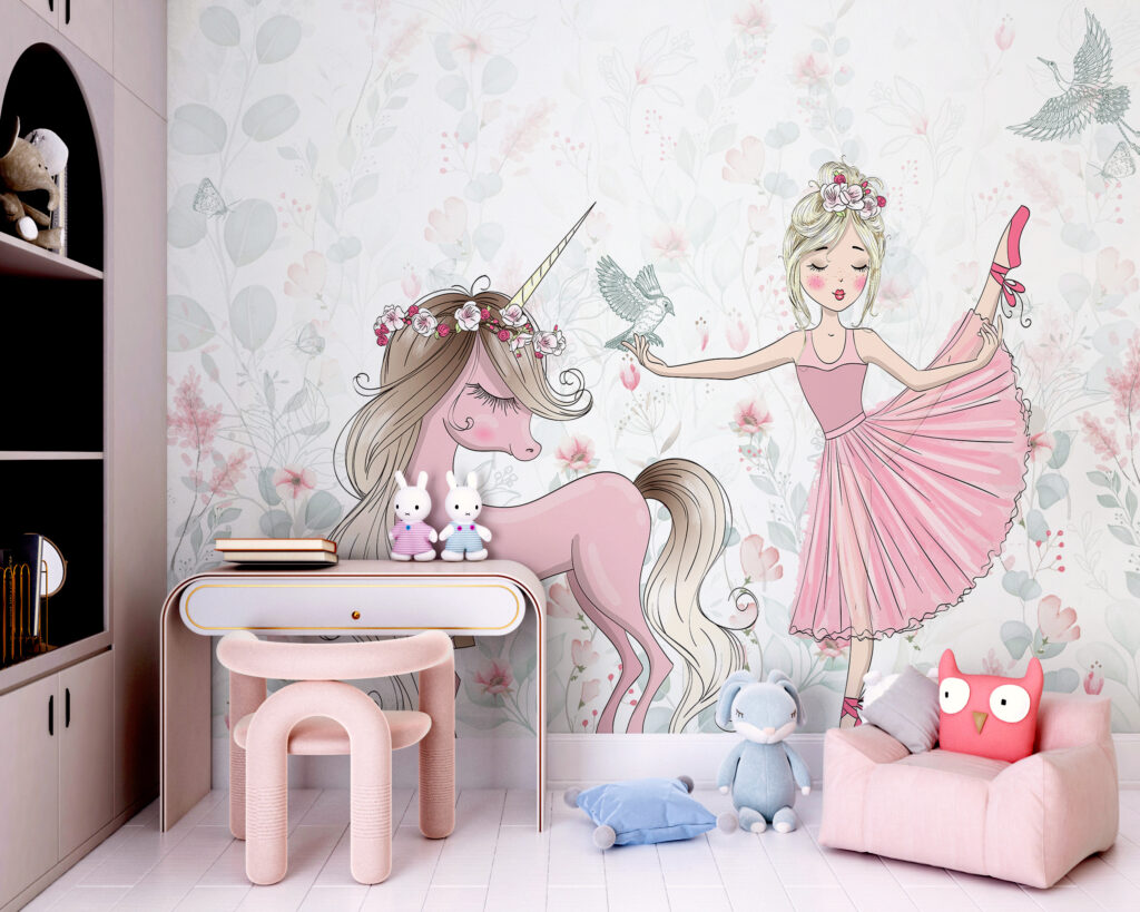 Bailarina com unicórnio — interior 3