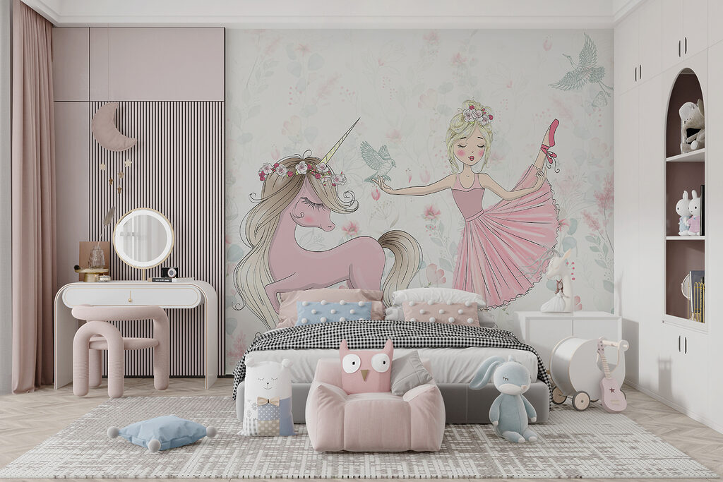 Bailarina com unicórnio — interior 5