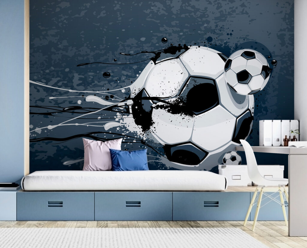 Futebol em azul — interior 3