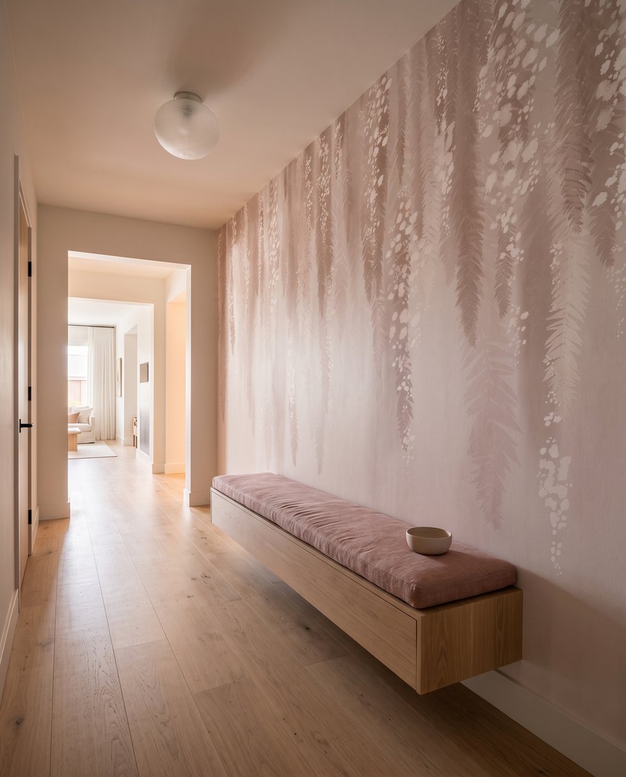 Grinaldas de flores cor-de-rosa — interior 5