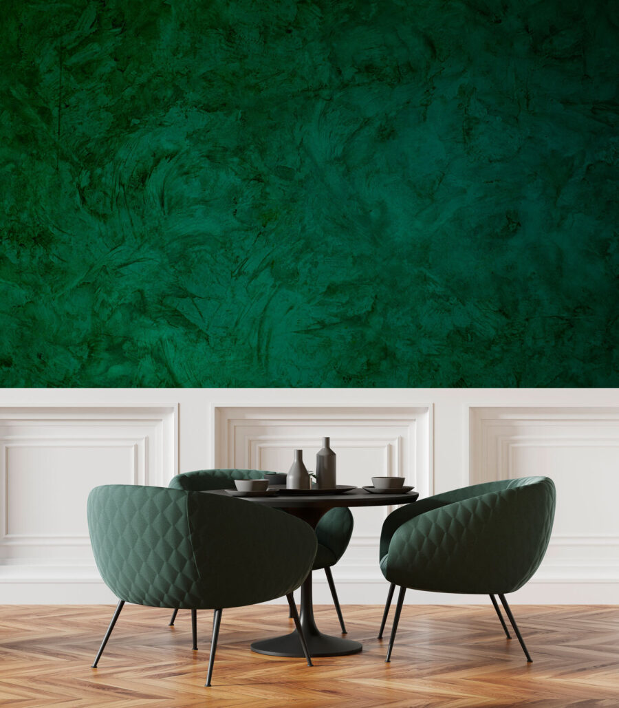 Verde esmeralda com veios — interior 2