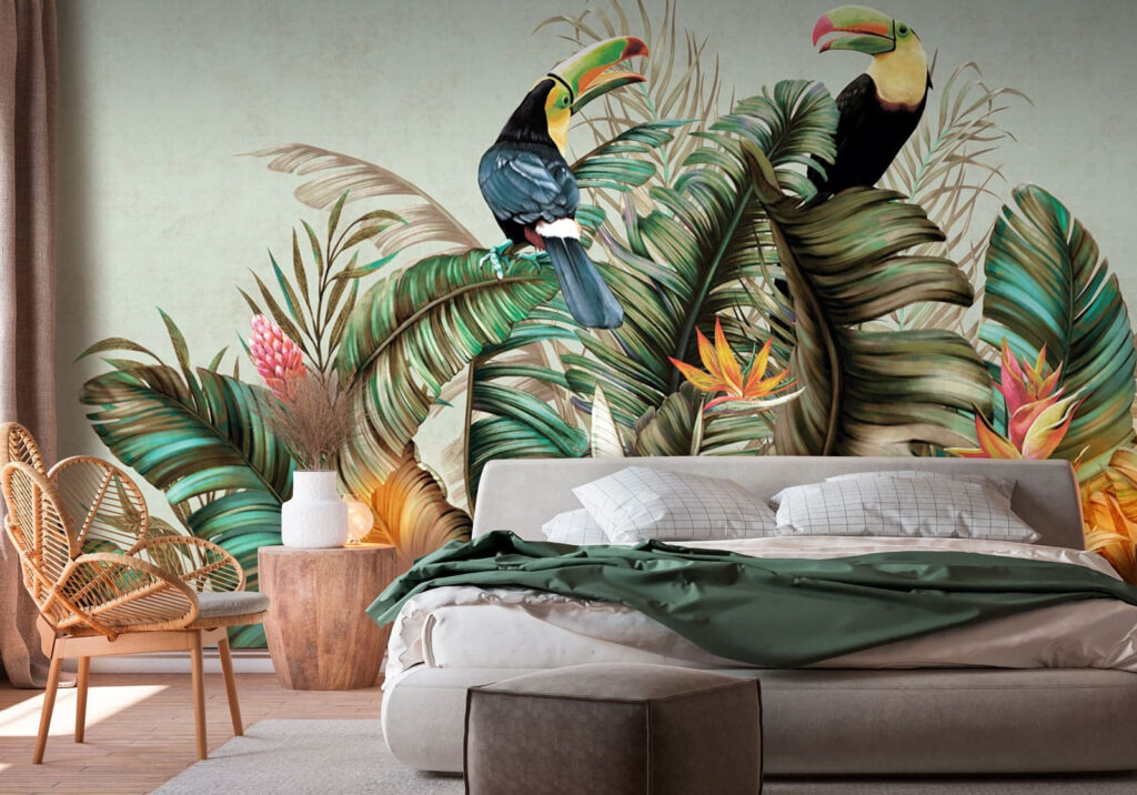 Tucanos entre verde-selva — interior 2