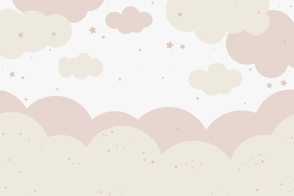 Nuvens e colinas suaves — design completo