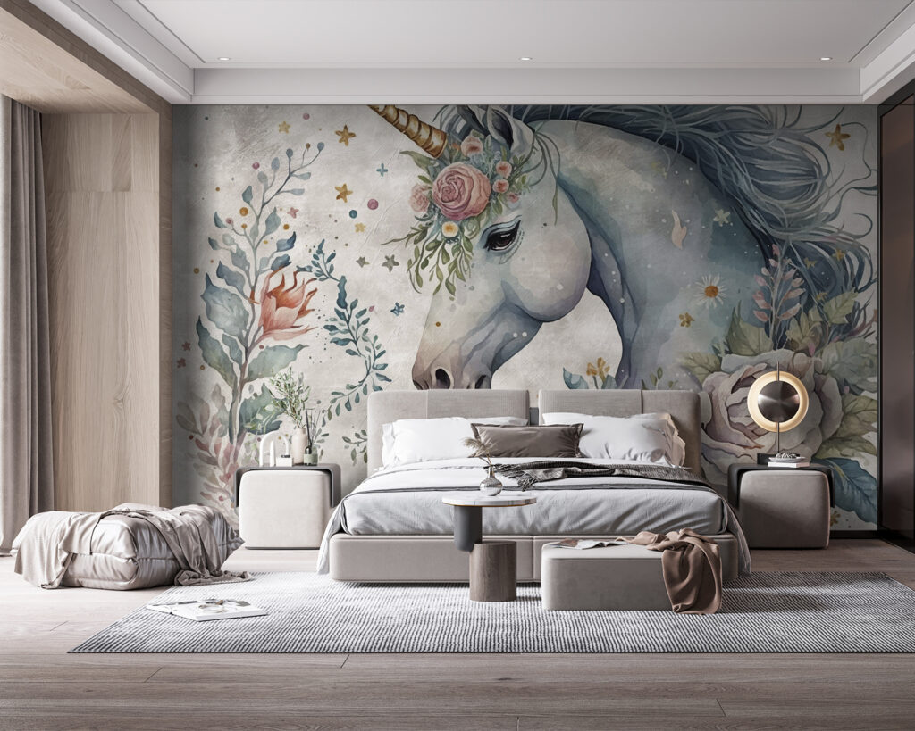 Unicórnio de juba floral — interior 2