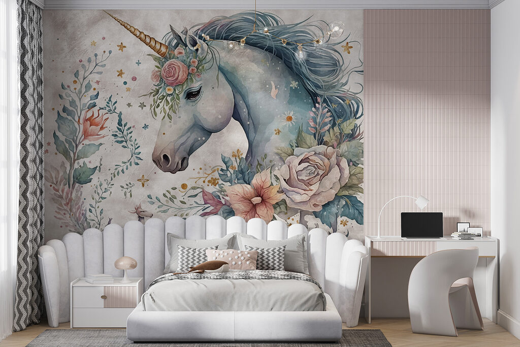Unicórnio de juba floral — interior 6