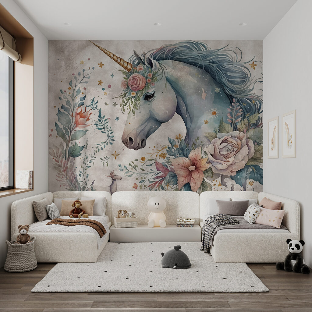 Unicórnio de juba floral — interior 7
