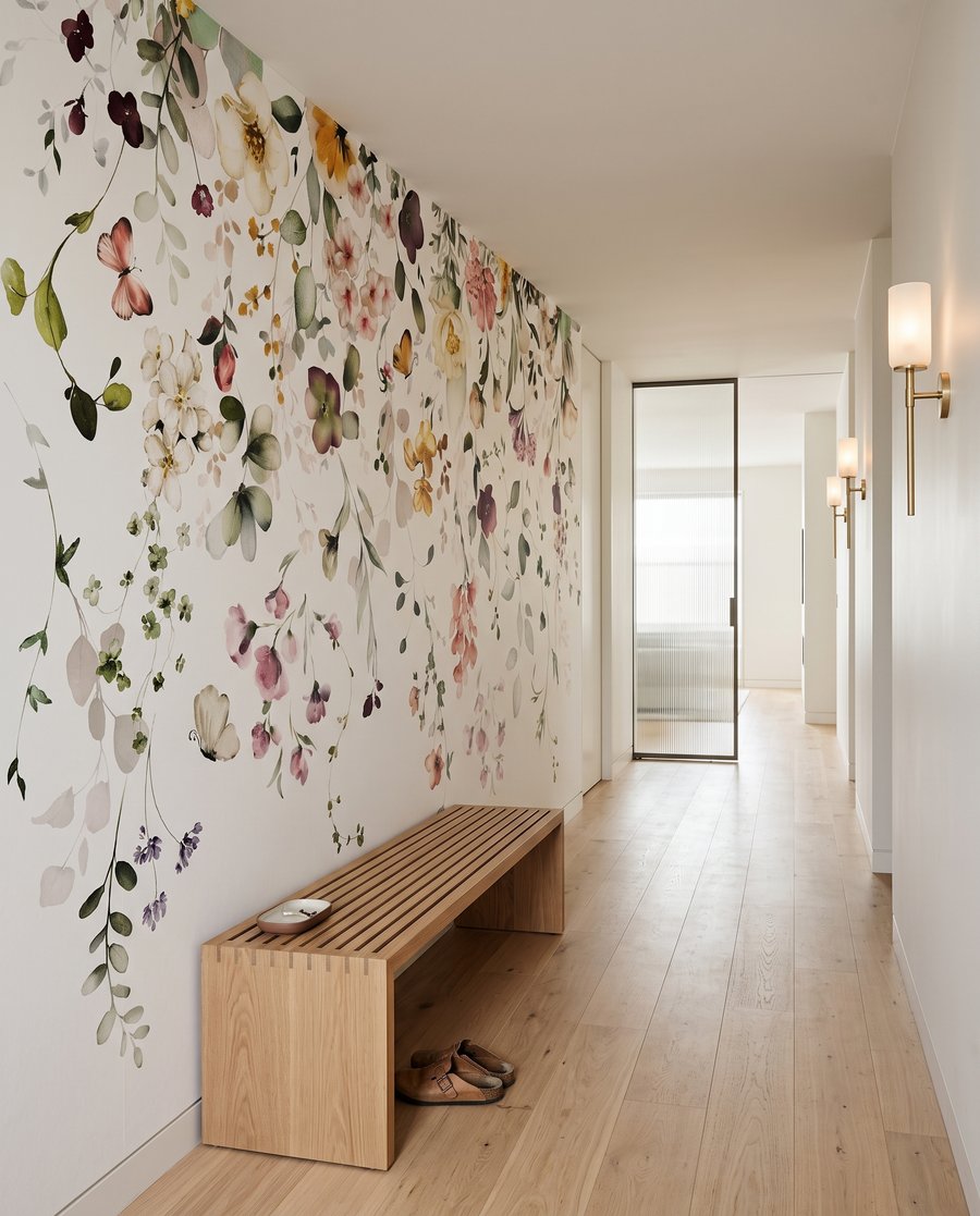 Flores em cascata — interior 4