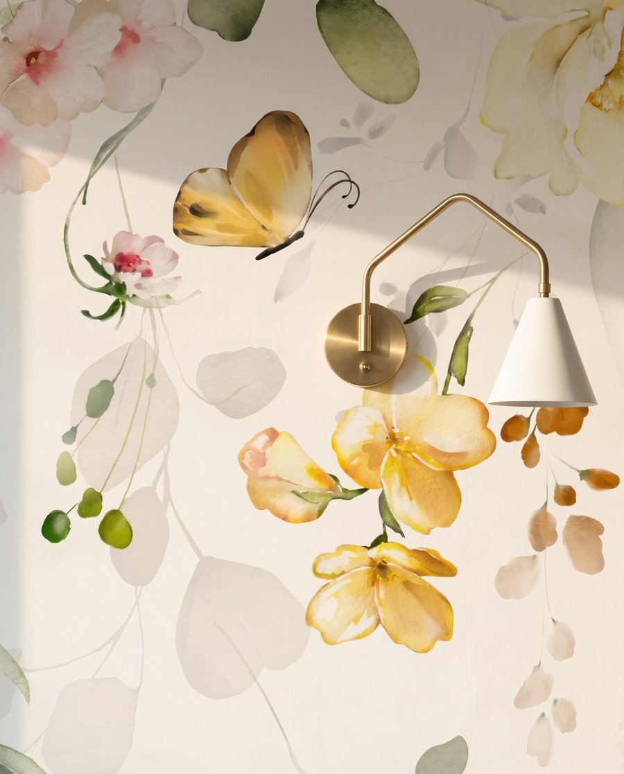Flores em cascata — detalhe