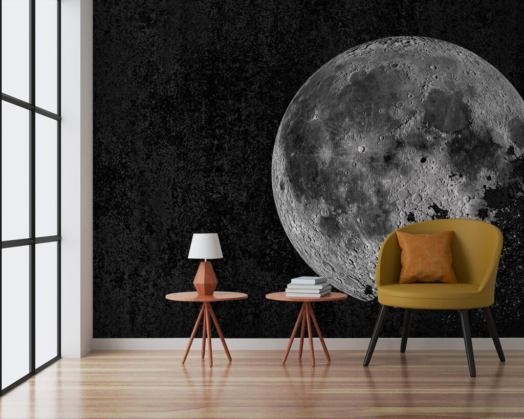 Lua em negro noturno — interior 2