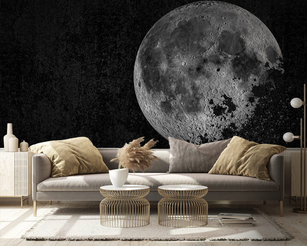 Lua em negro noturno — interior 3