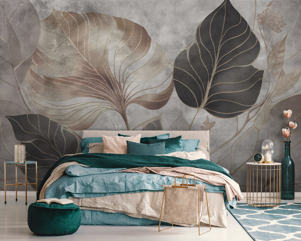 Folhas em camadas terrosas — interior 2