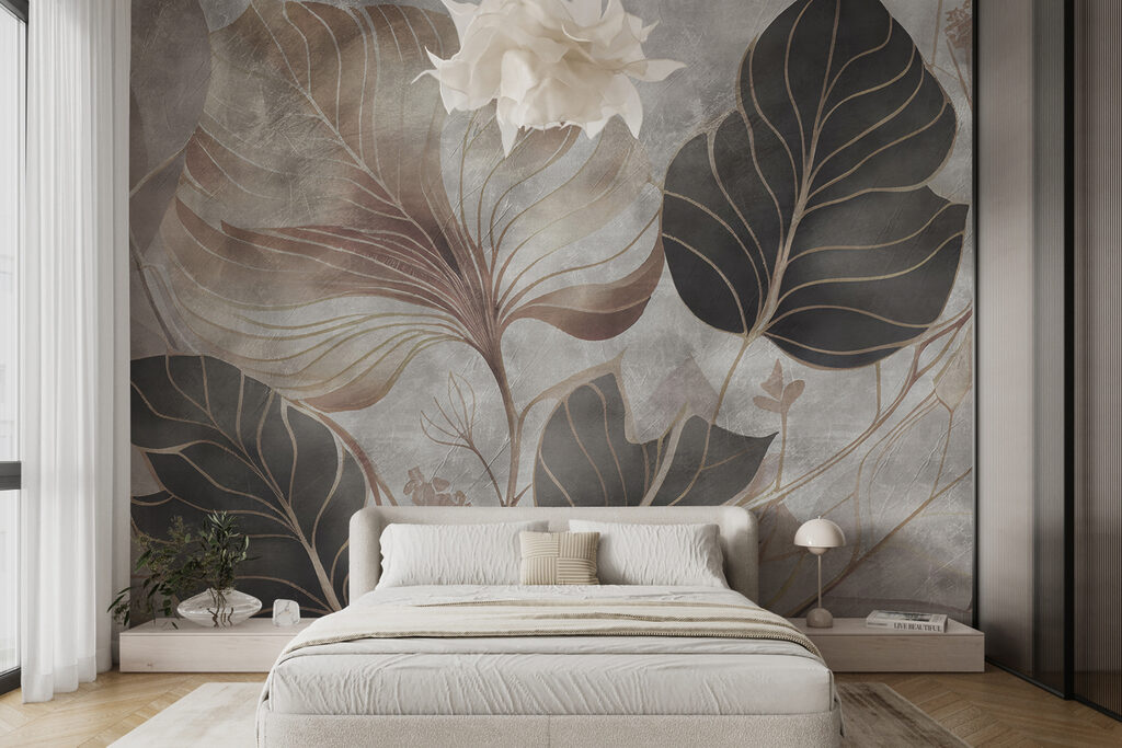 Folhas em camadas terrosas — interior 4
