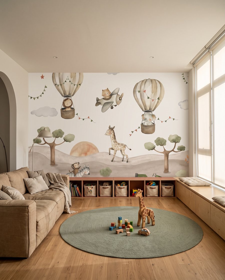 Safari sob balões — interior 5