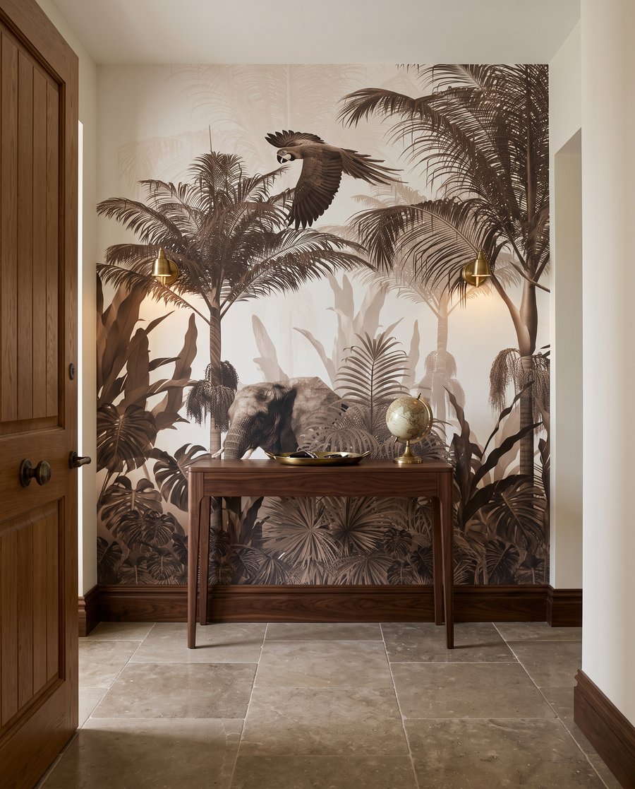 Safari em tons castanhos — interior 4
