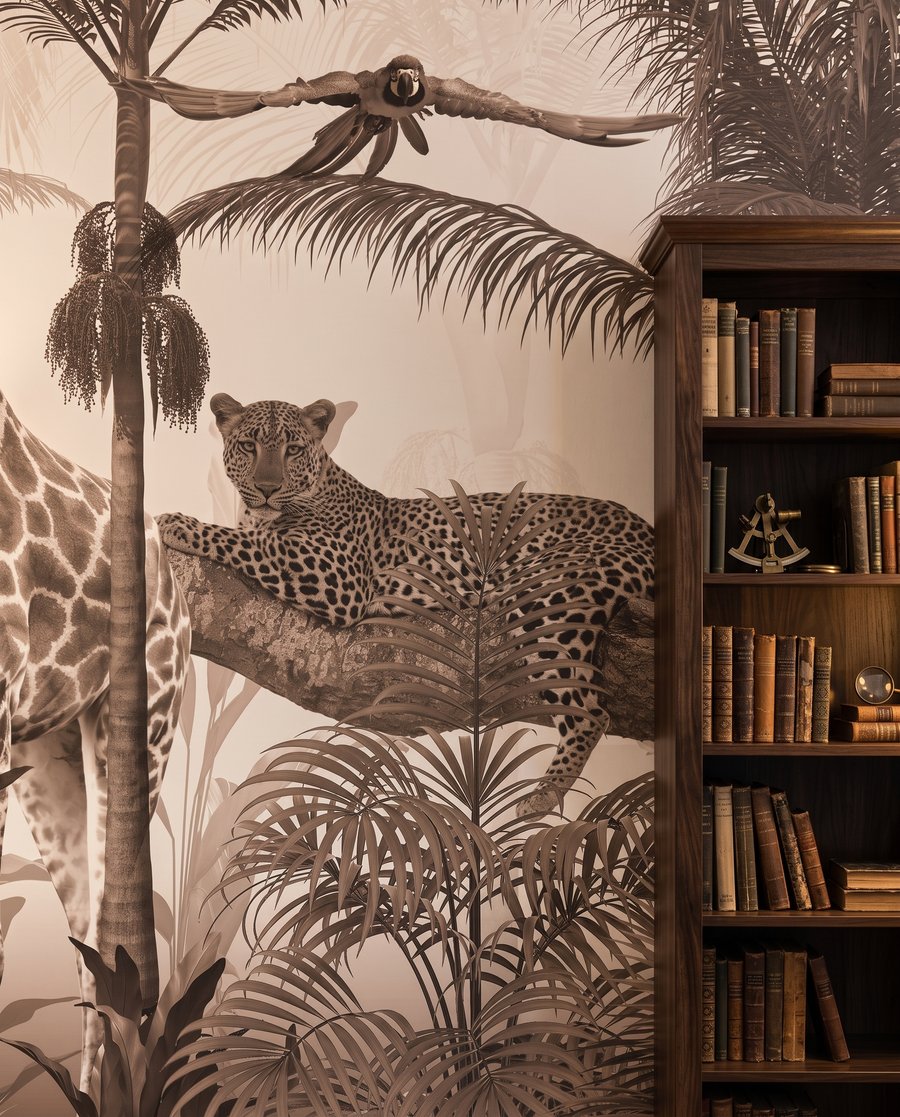 Safari em tons castanhos — interior 7