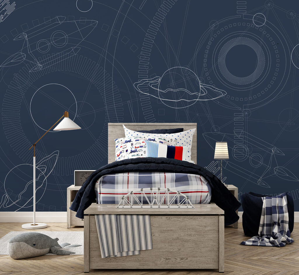 Planetas em linhas finas — interior 3