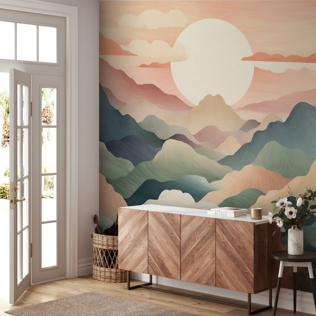 Sol entre montanhas coloridas — interior 3