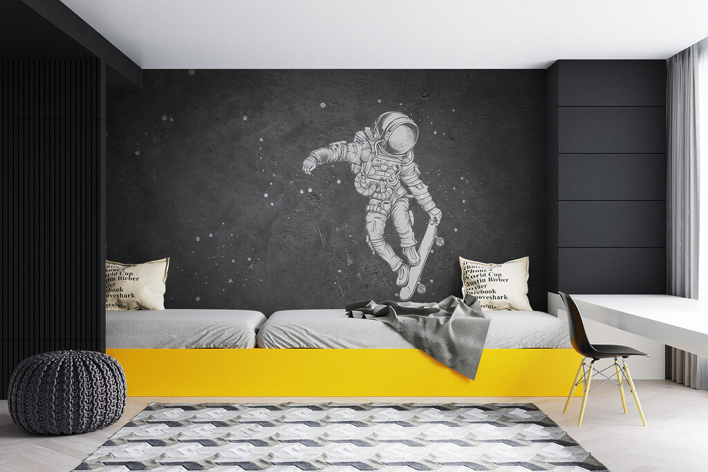 Astronauta de skate — interior 3