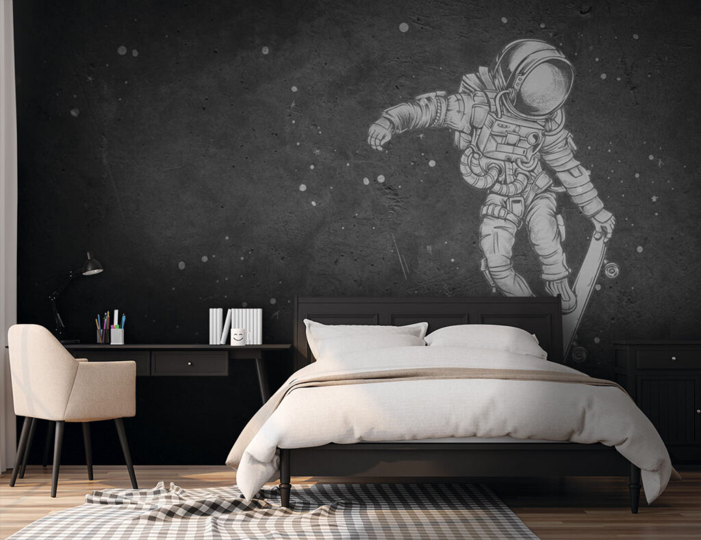 Astronauta de skate — interior 2