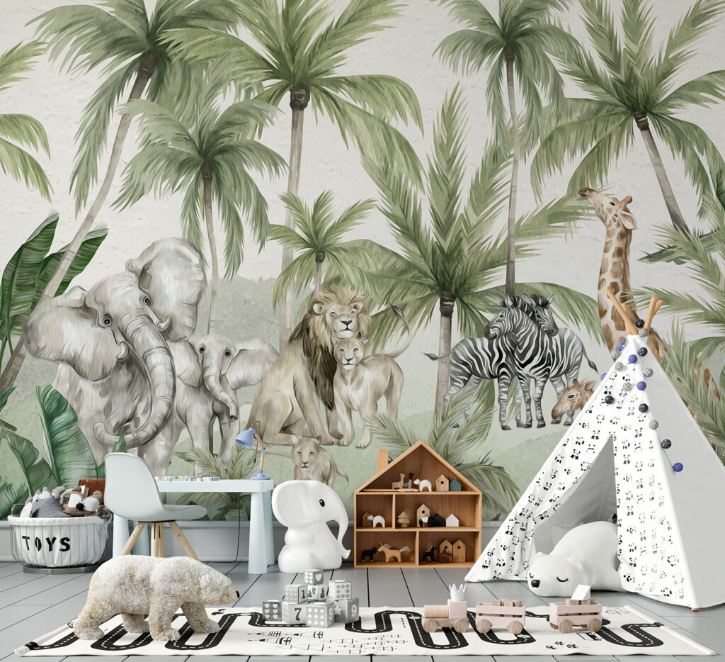 Safari entre palmeiras — interior 1