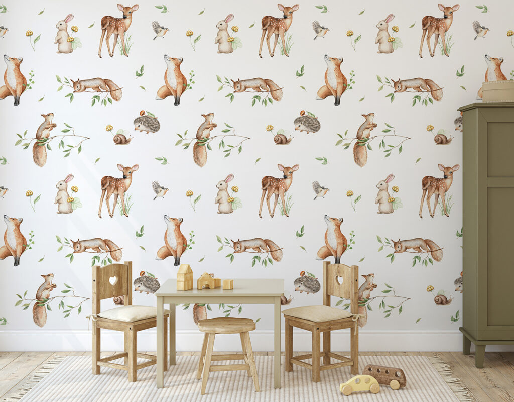 Pequenos animais do bosque — interior 3