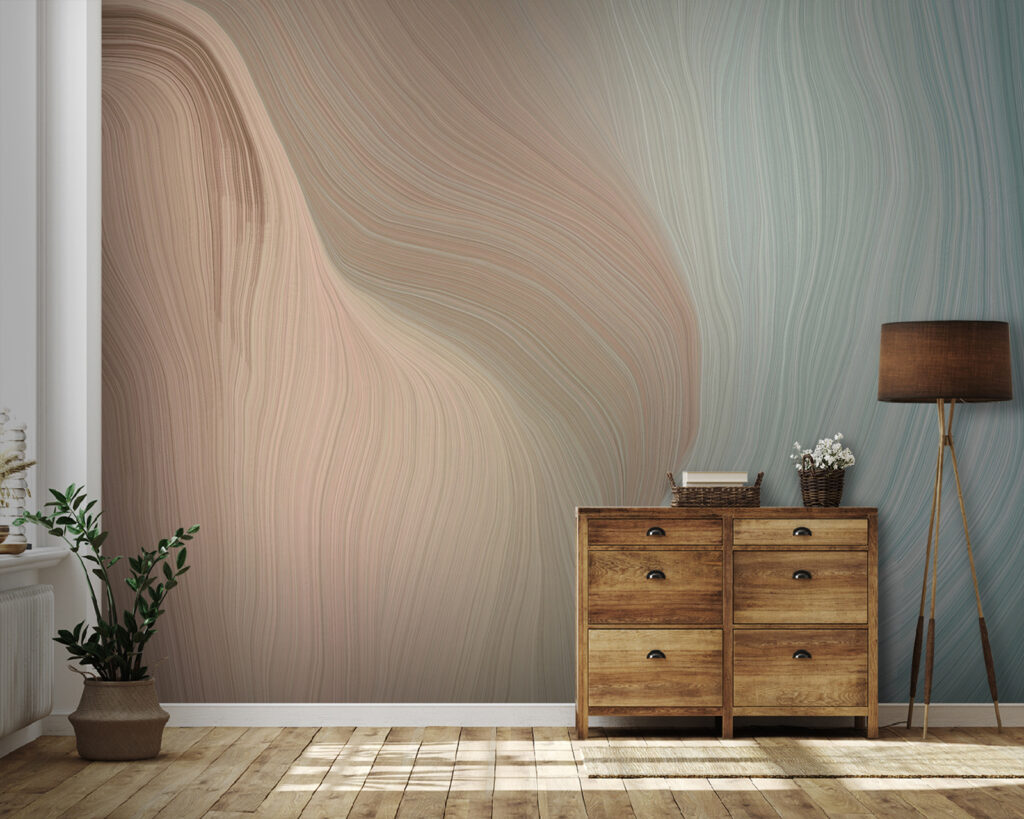 Linhas pastel fluidas — interior 1