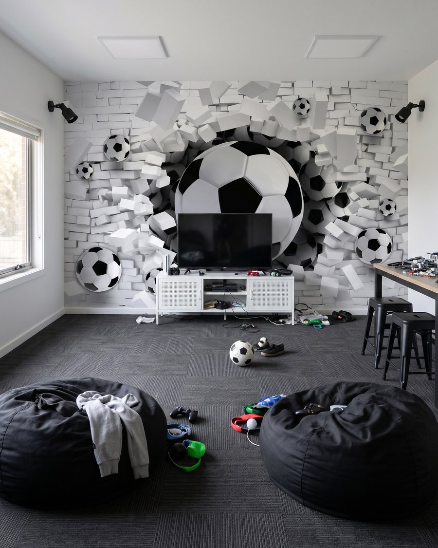 Futebol a romper blocos num interior