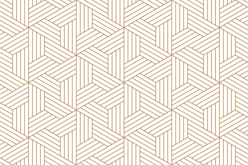 Entrelaçado dourado — design completo