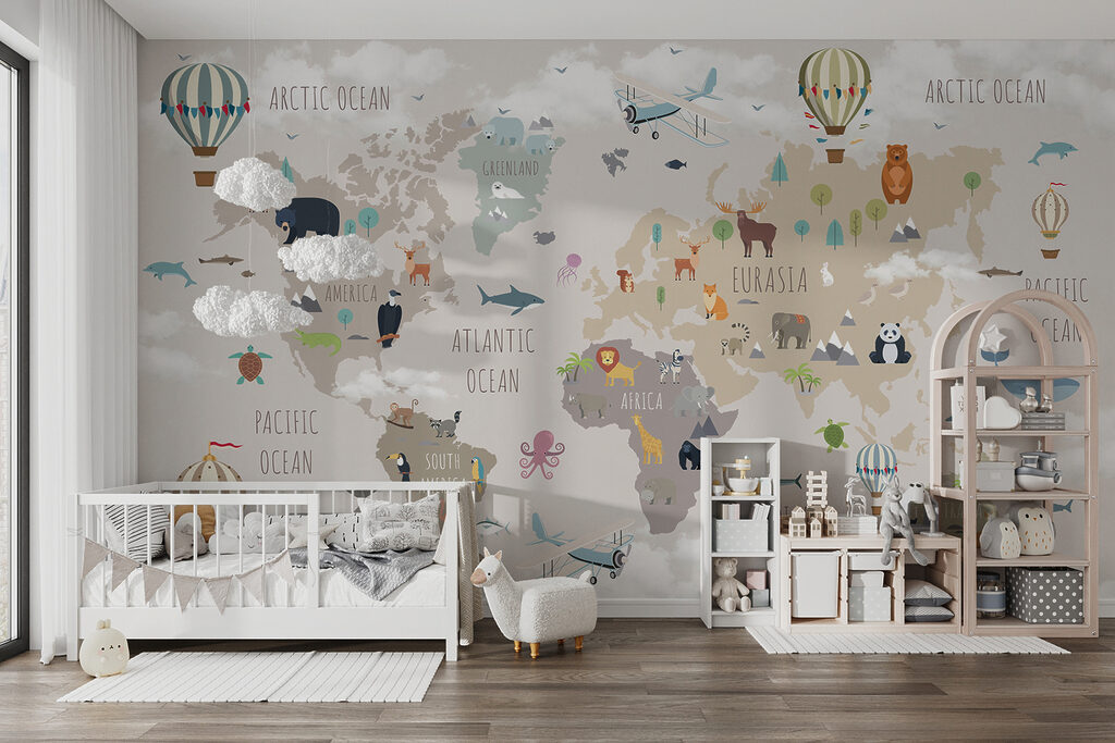 Mapa animal com balões — interior 10