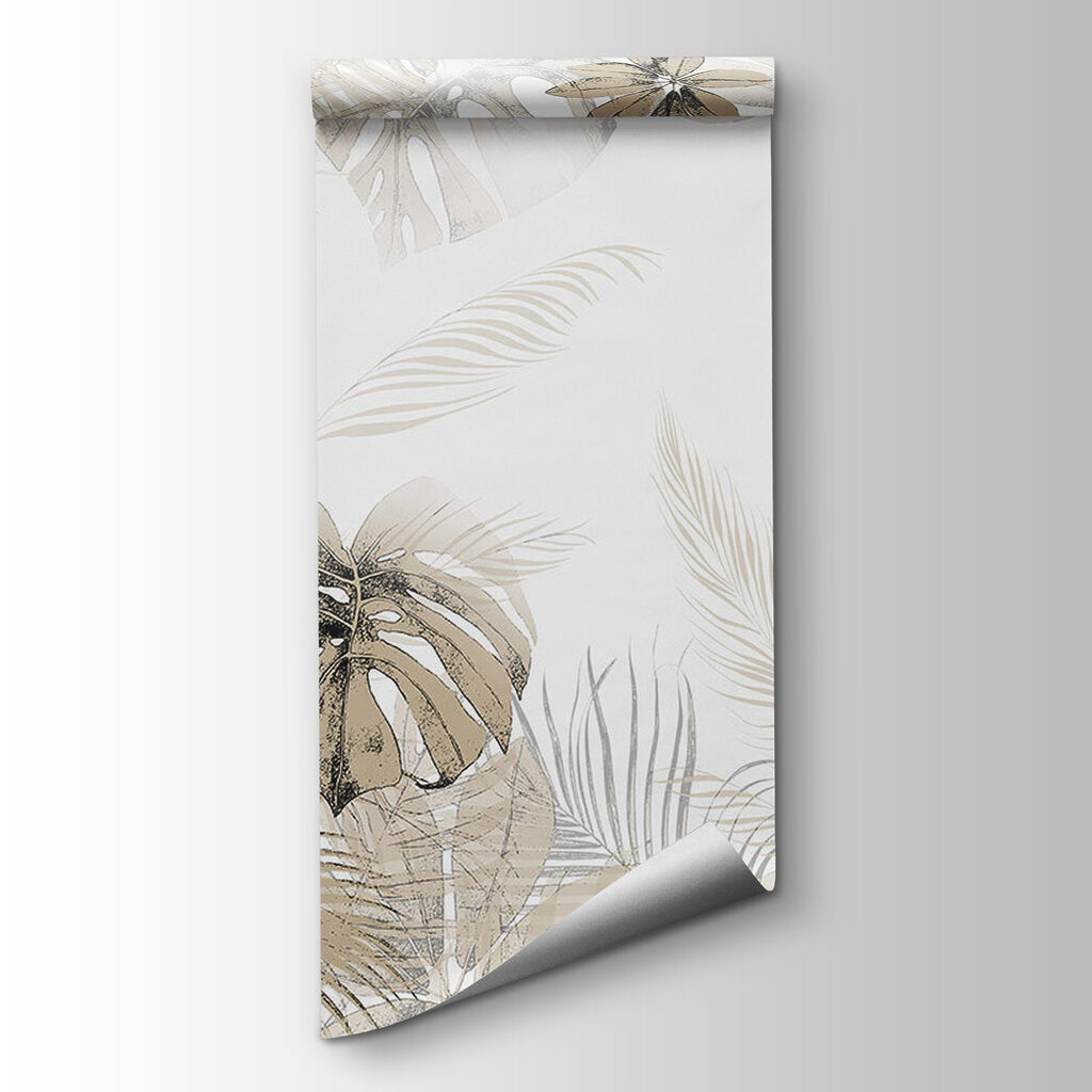 Folhas tropicais em moldura — vista do produto