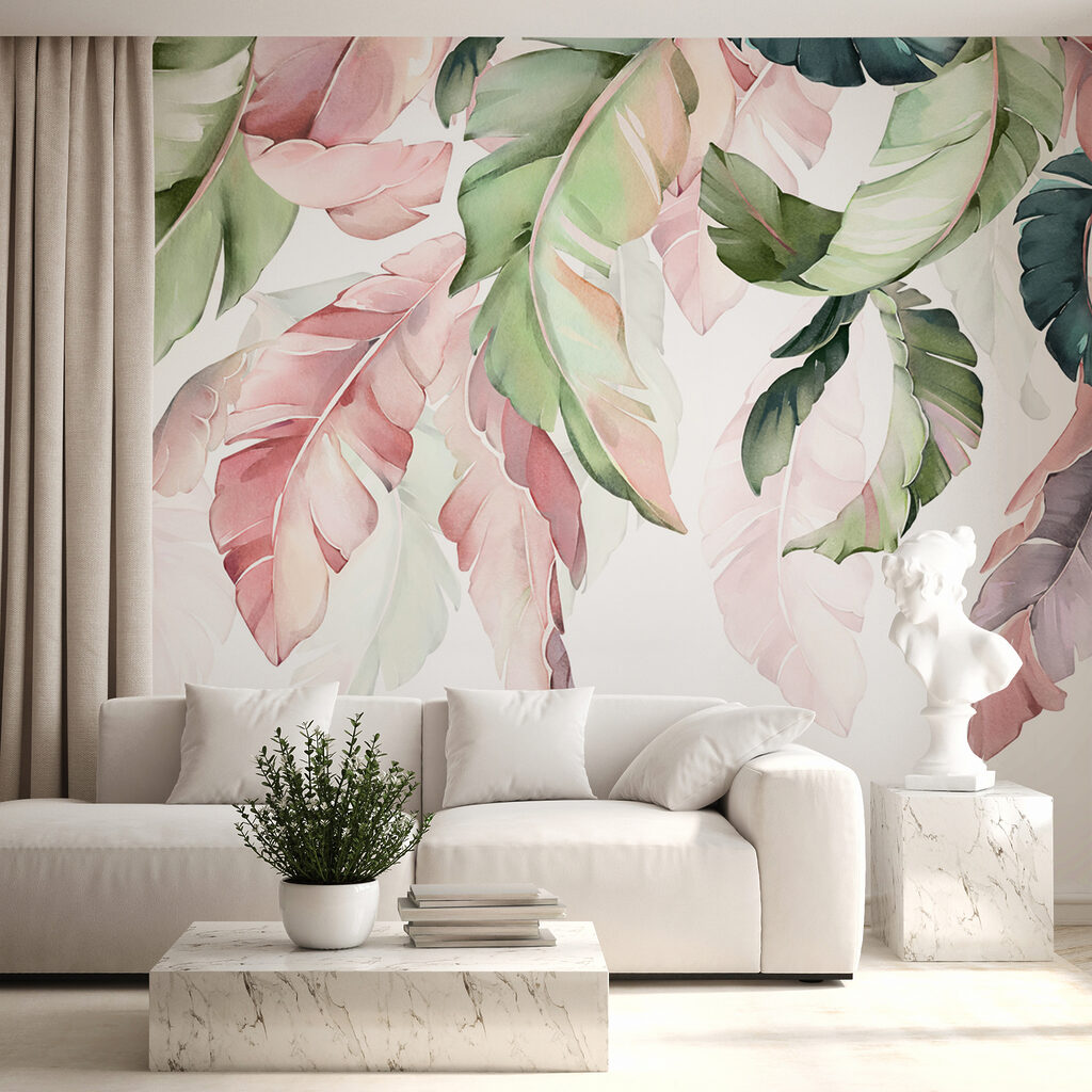 Folhas pastel pendentes — interior 5