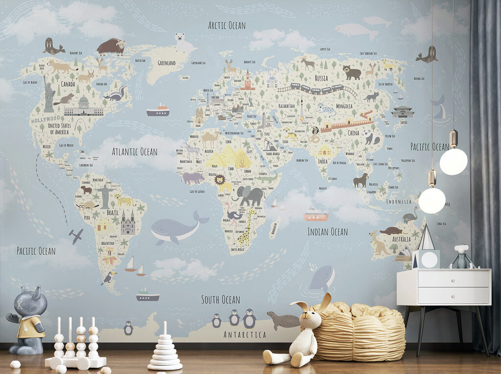 Mapa com amigos viajantes — interior 4