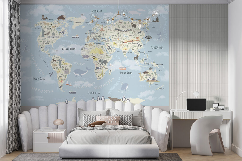 Mapa com amigos viajantes — interior 5