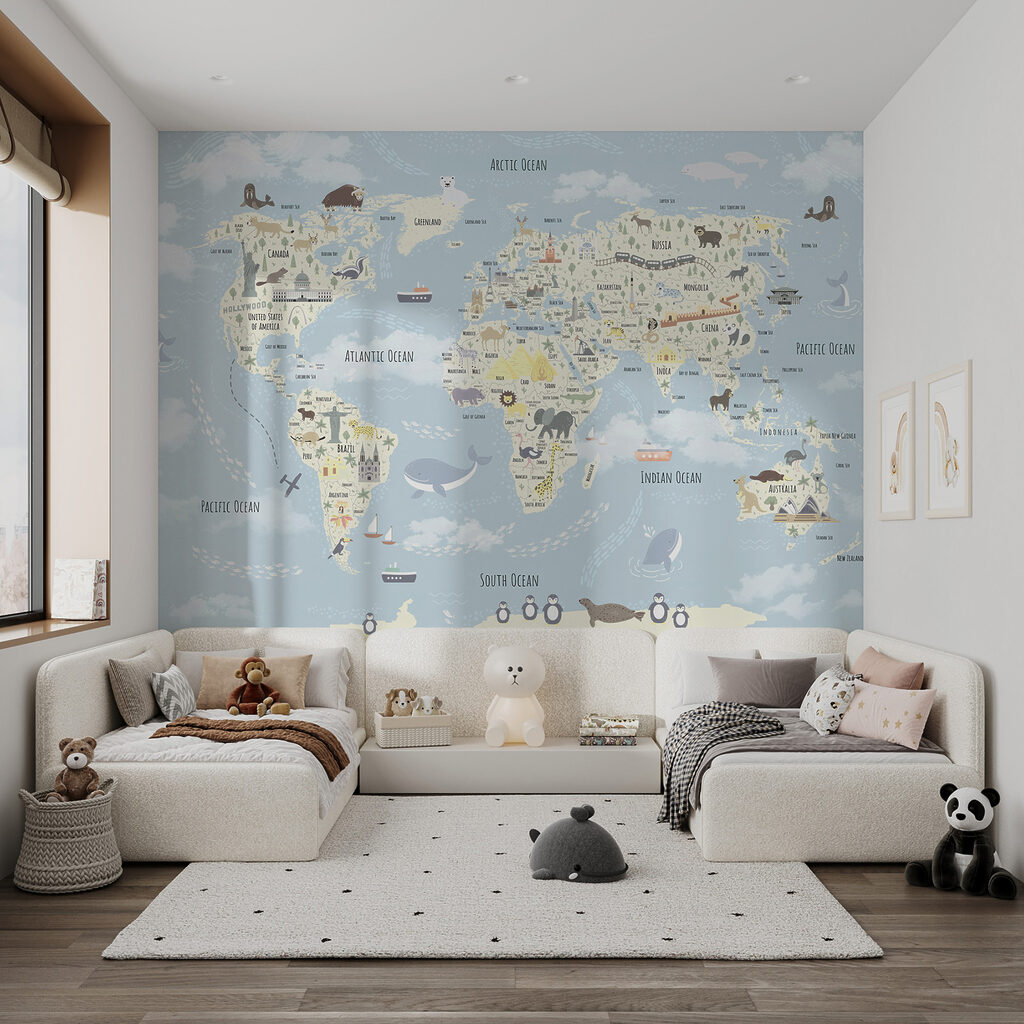 Mapa com amigos viajantes — interior 6