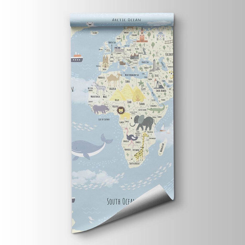 Mapa com amigos viajantes — vista do produto