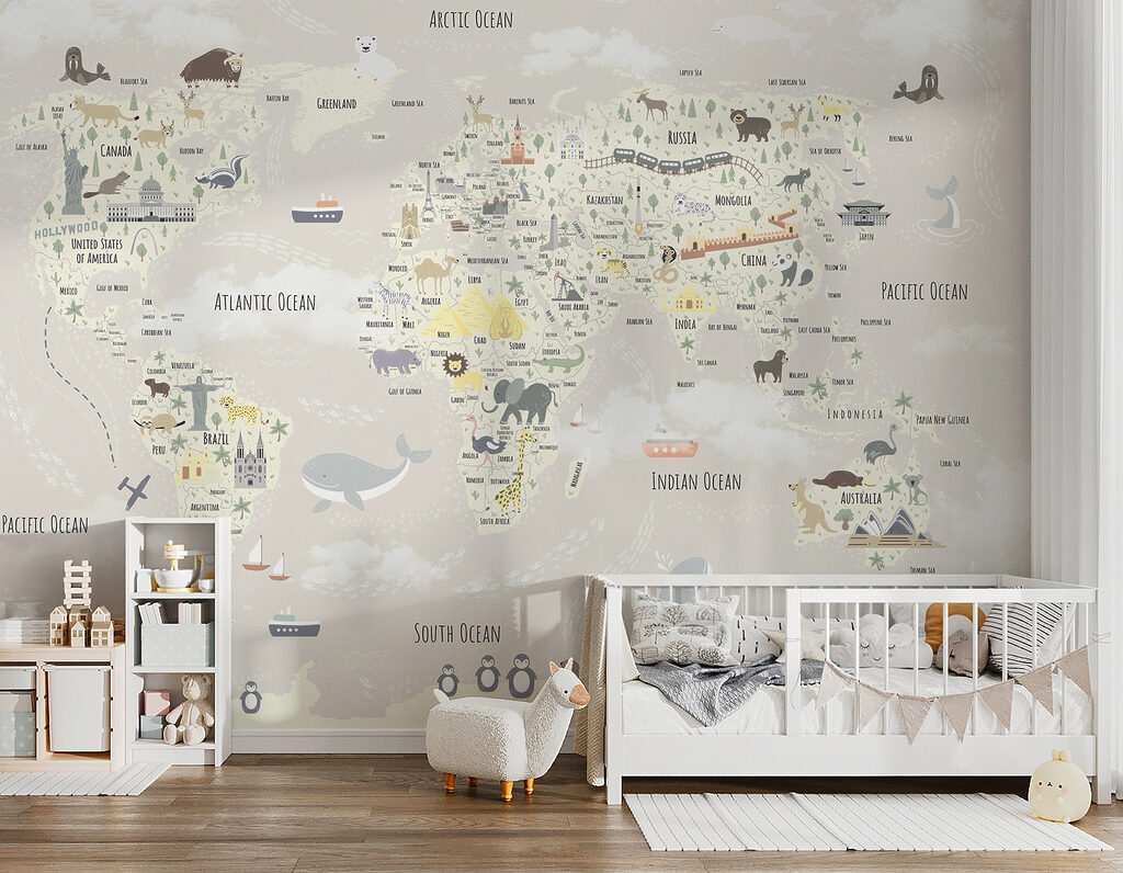 Mapa com amigos viajantes — interior 2