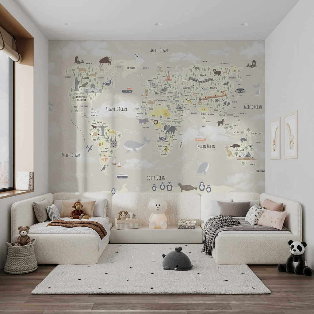 Mapa com amigos viajantes — interior 5