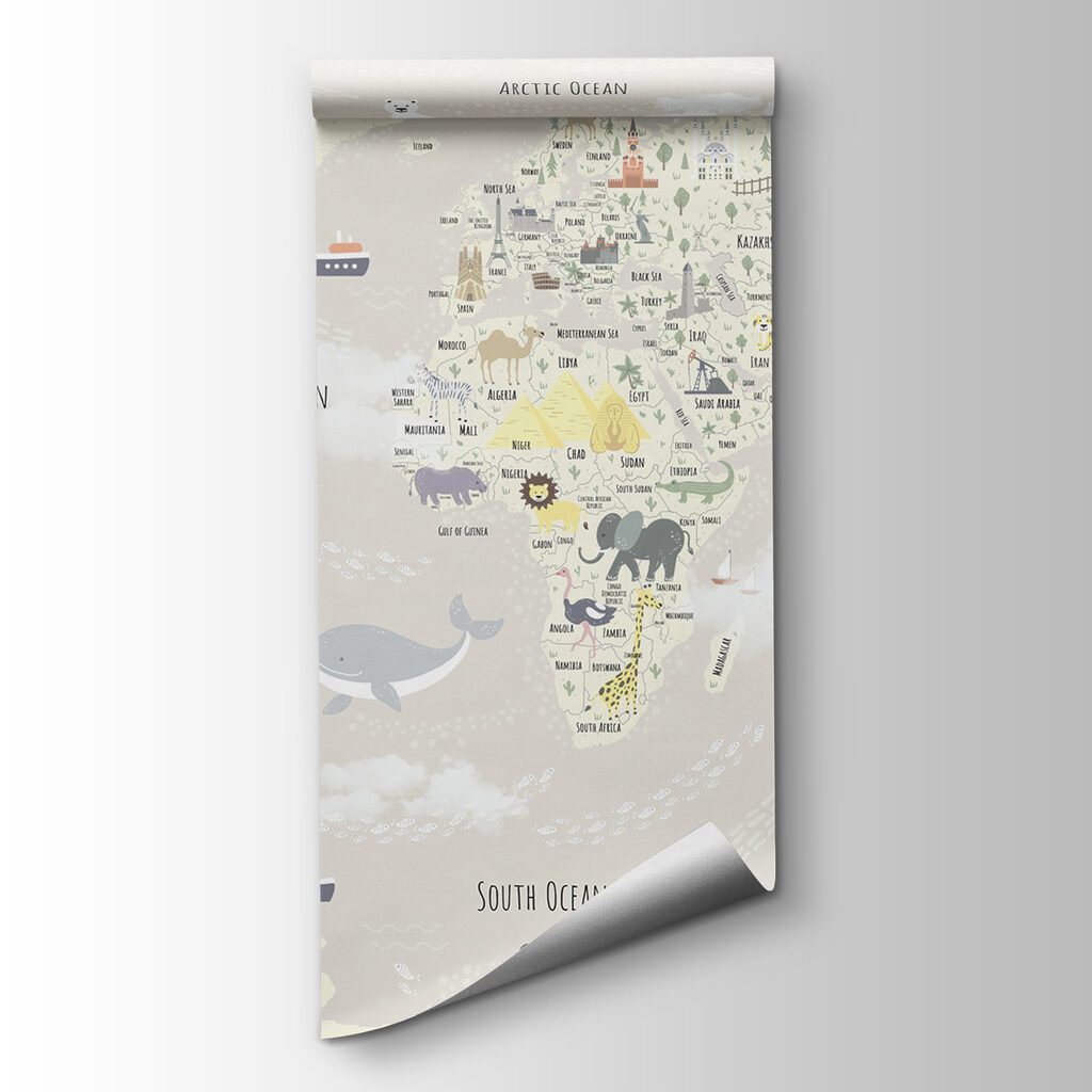 Mapa com amigos viajantes — vista do produto