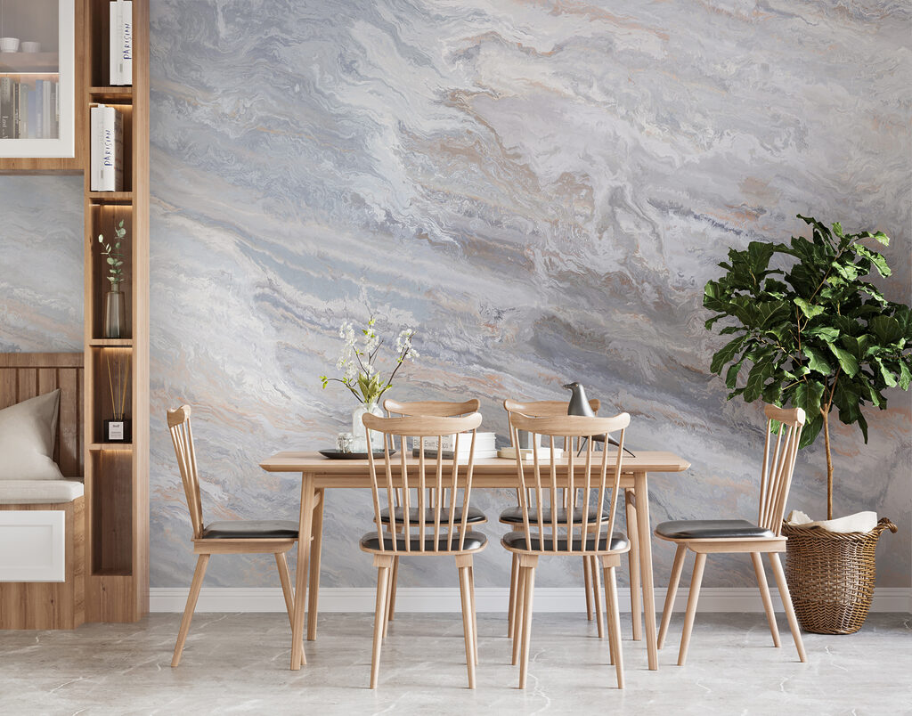 Pedra clara em azul-acinzentado — interior 1