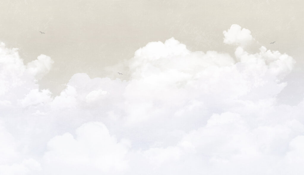 Nuvens em camadas suaves — design completo