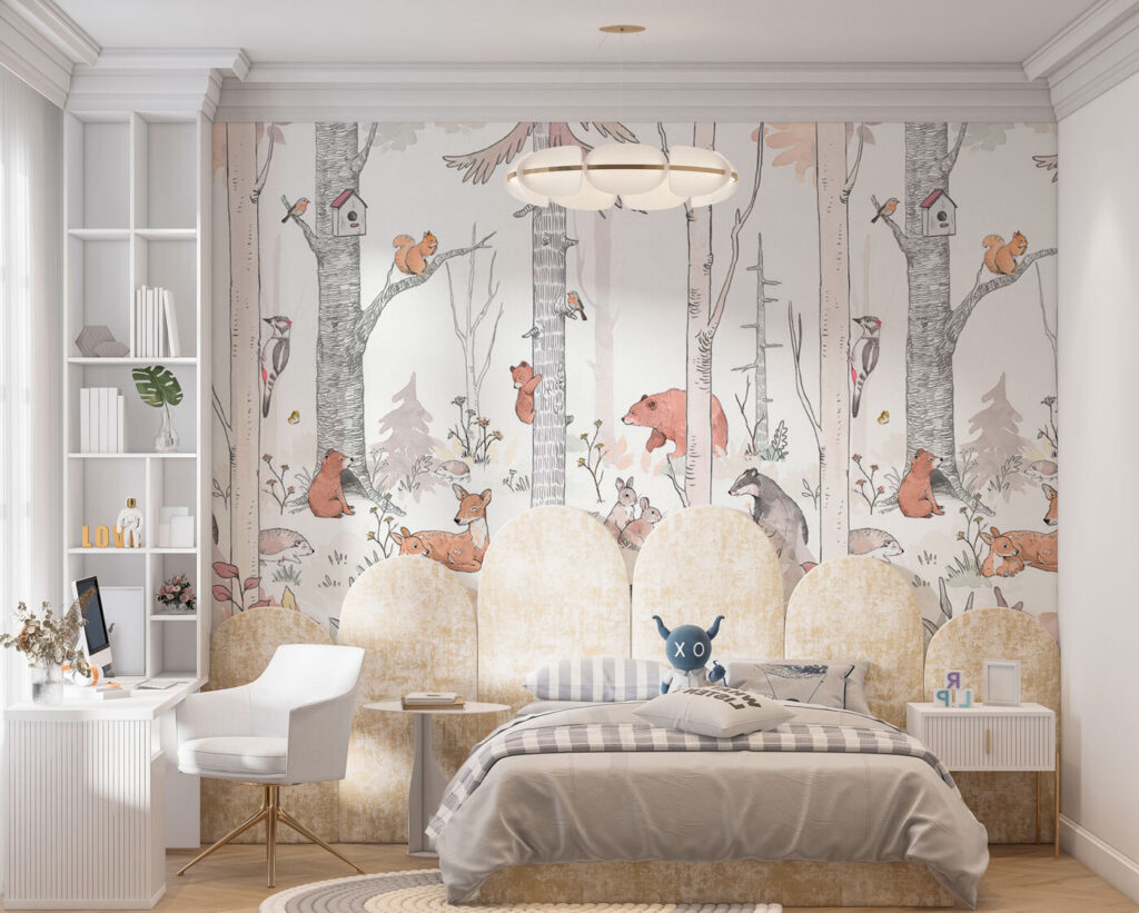 Animais entre caules finos — interior 2