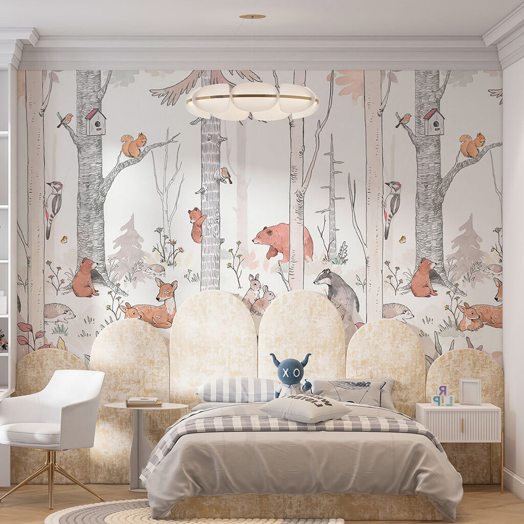 Animais entre caules finos — interior 4