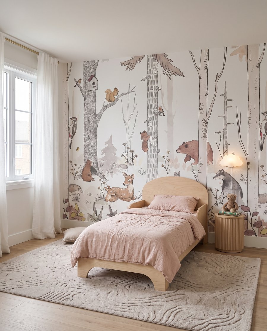 Animais entre caules finos — interior 2