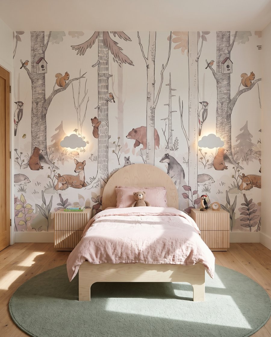 Animais entre caules finos — interior 4