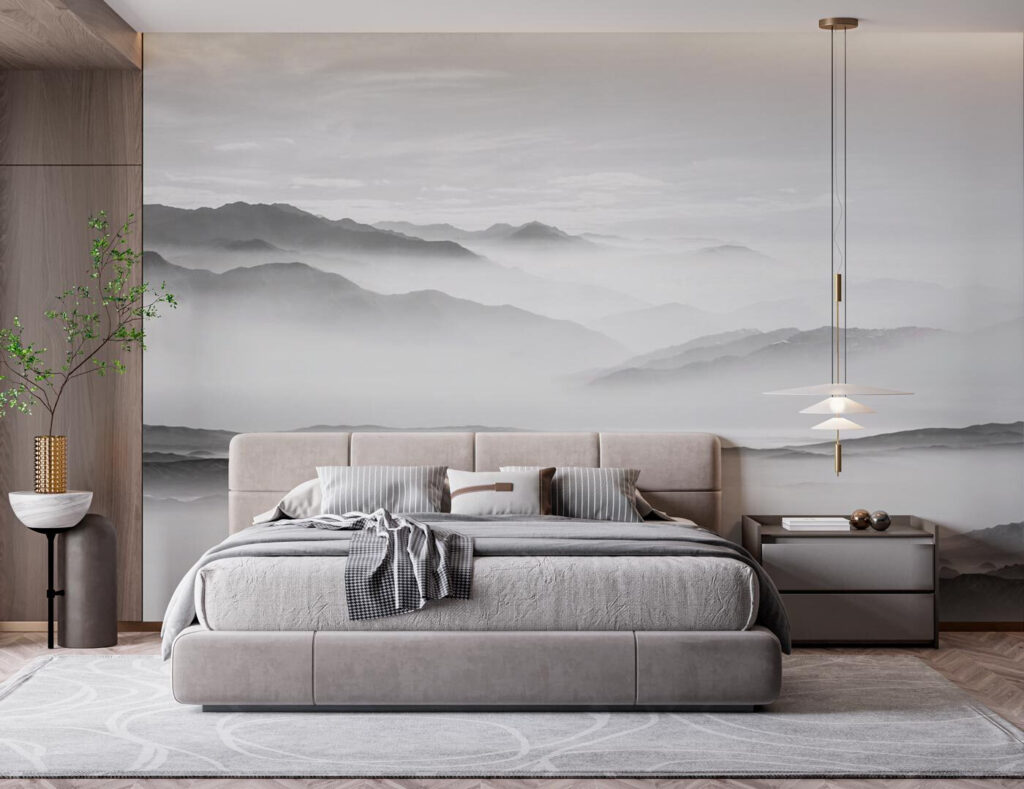 Montanhas cinzentas na neblina — interior 2
