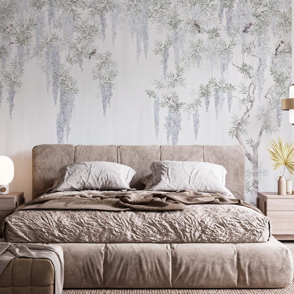 Véu de flores prateado — interior 2