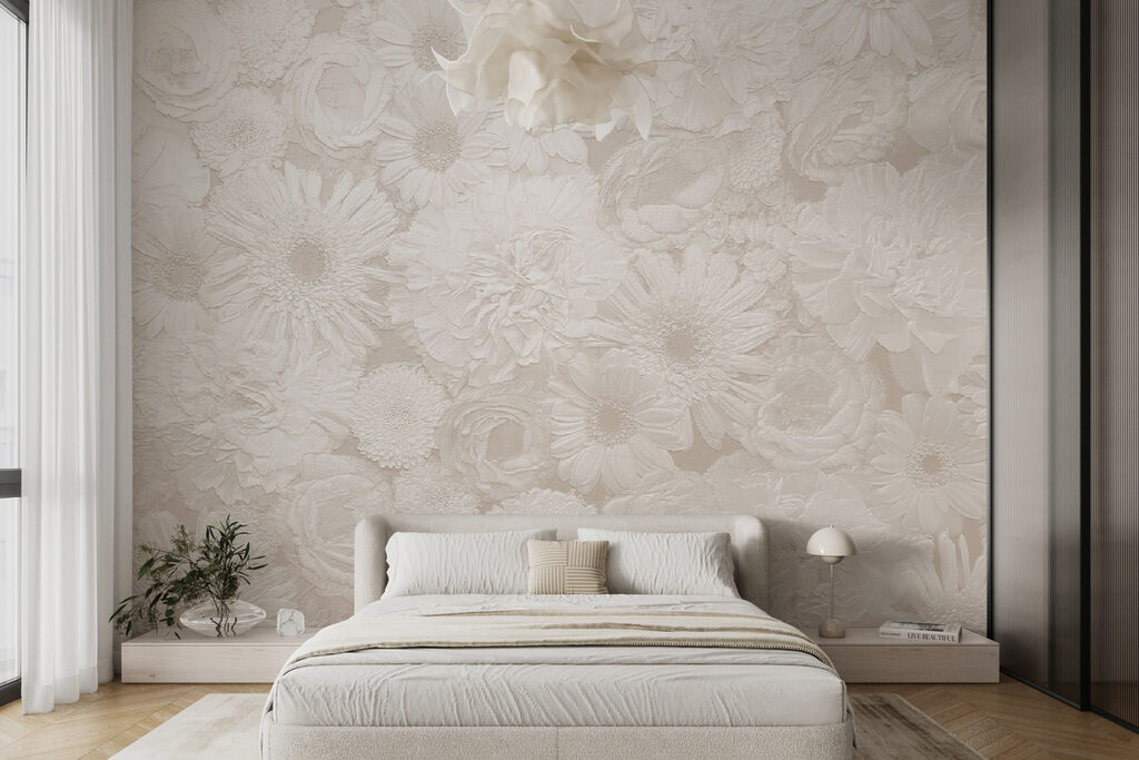 Desenhos de flores brancas — interior 4