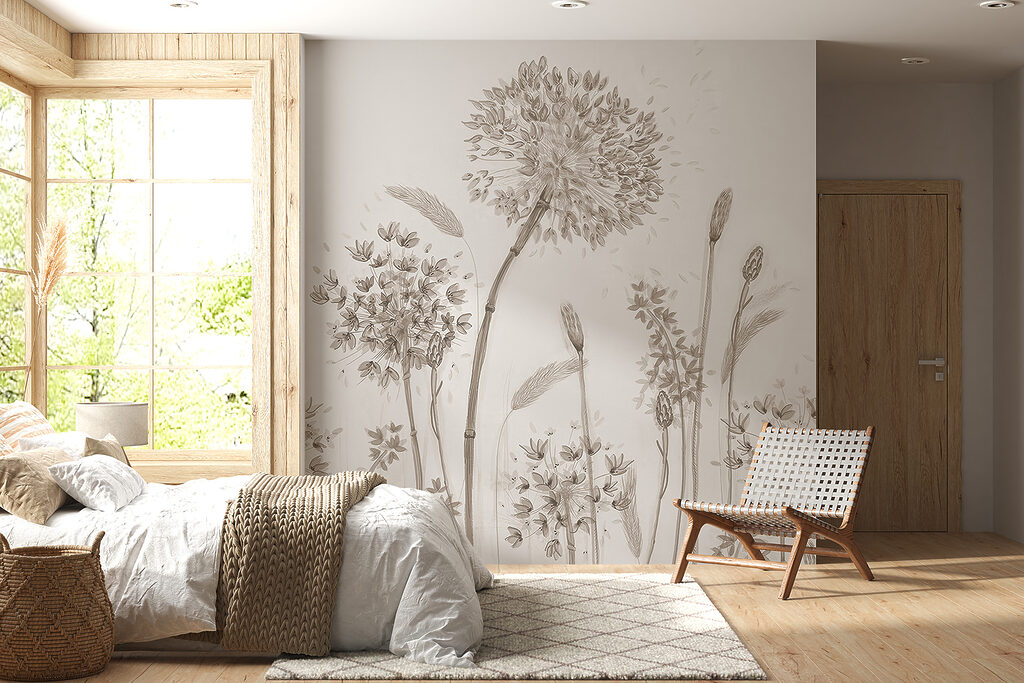 Umbelas finas em areia — interior 4